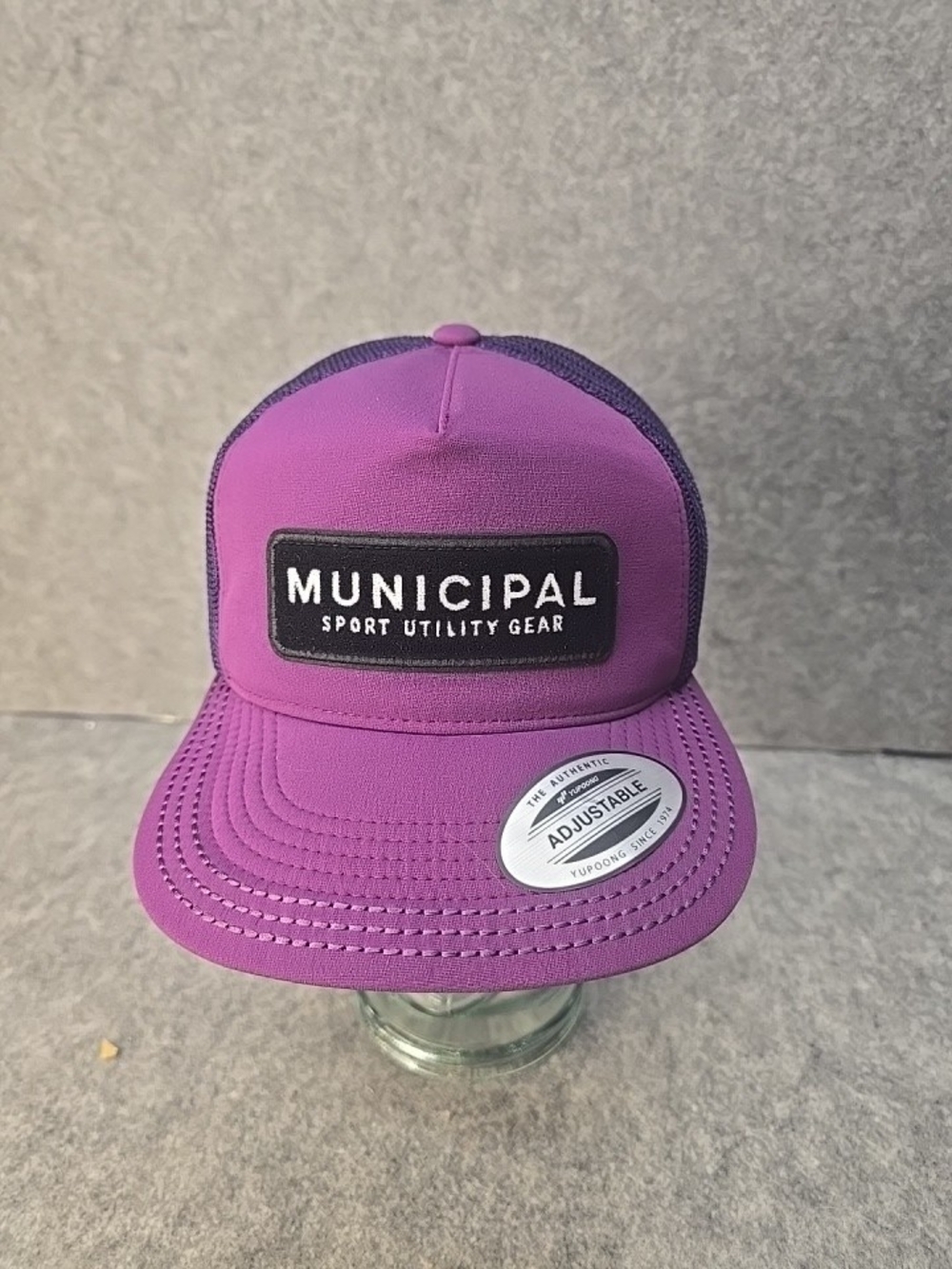 Purple Municipal Trucker Hat - Adjustable